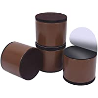 Elevadores de muebles de 5 cm- elevadores de cama de acero al carbono- Ezprotekt de diámetro de 6cm- autoadhesivos…